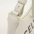 Celine Ava Leather Shoulder Bag White — view 8
