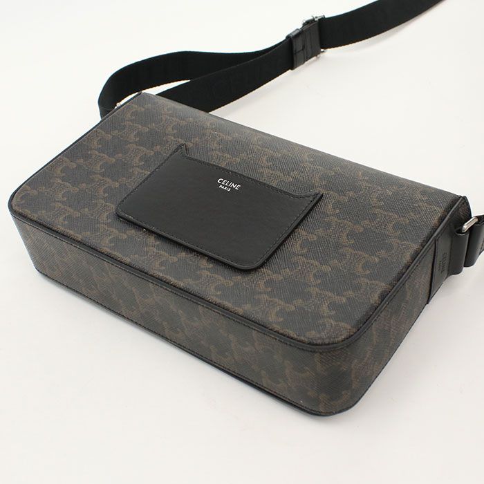 Celine Flap Messenger Bag Triomphe Canvas — view 2