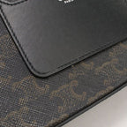 Celine Flap Messenger Bag Triomphe Canvas — view 7