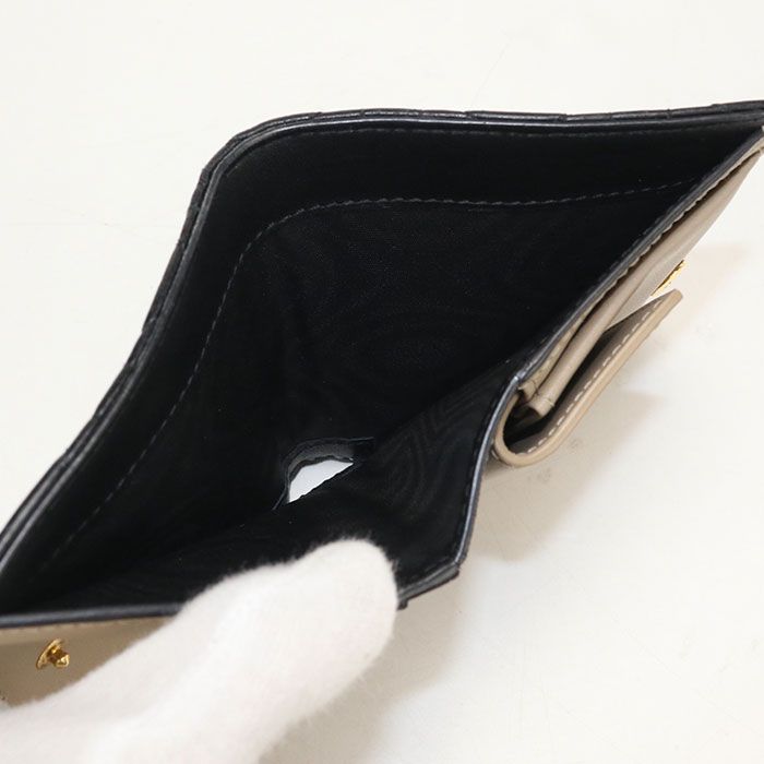Dior Caro Bifold Wallet Calfskin — view 4