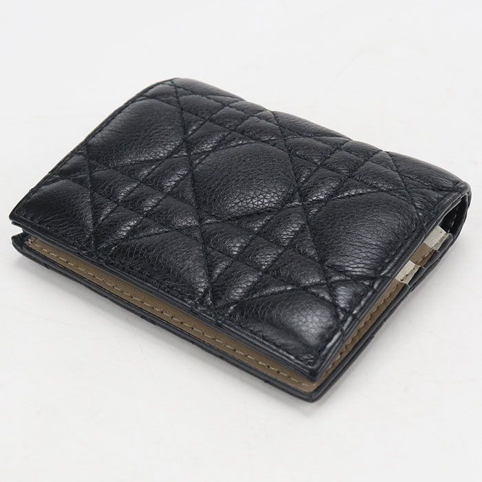 Dior Caro Bifold Wallet Calfskin — view 2