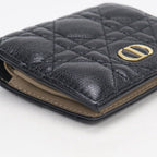 Dior Caro Bifold Wallet Calfskin — view 8