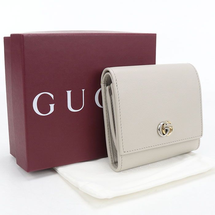 Gucci Medium Wallet Double G Bifold Leather