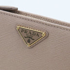 Prada Saffiano Triangle Wallet Bifold Leather — view 7