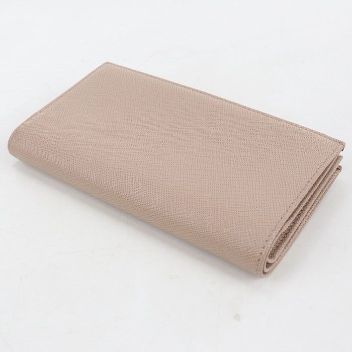 Prada Saffiano Triangle Wallet Bifold Leather — view 2