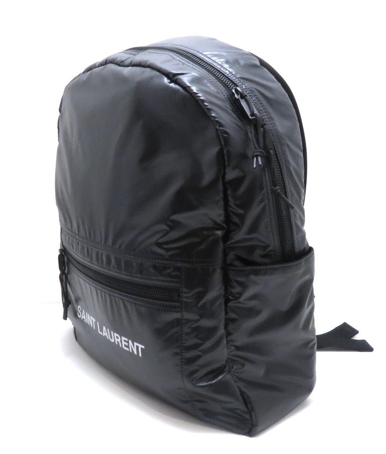 Saint Laurent Noux Backpack Nylon Black — view 2