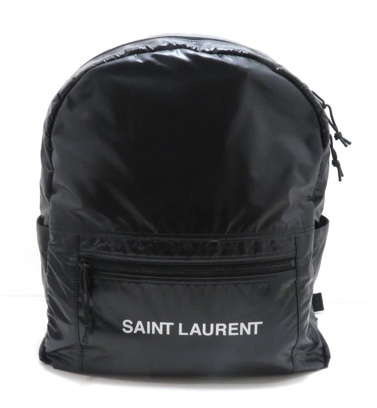 Saint Laurent Noux Backpack Nylon Black