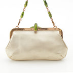 Gucci Short Sleeve Tom Ford Era Dionysus Leather Bamboo Chain Clutch Eveningbag — view 5