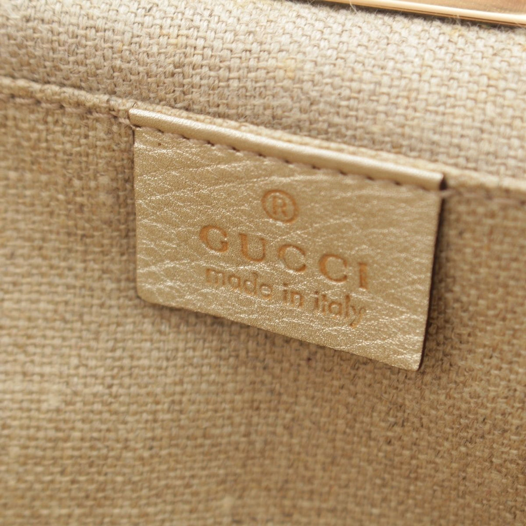 Gucci Short Sleeve Tom Ford Era Dionysus Leather Bamboo Chain Clutch Eveningbag — view 8