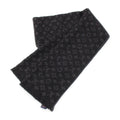 Louis Vuitton Monogram Classic Wool Scarf Noir