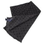 Louis Vuitton Monogram Classic Wool Scarf Noir — view 2