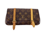 Louis Vuitton Clutch Pochette Marelle Brown Monogram Waist Bag Gold