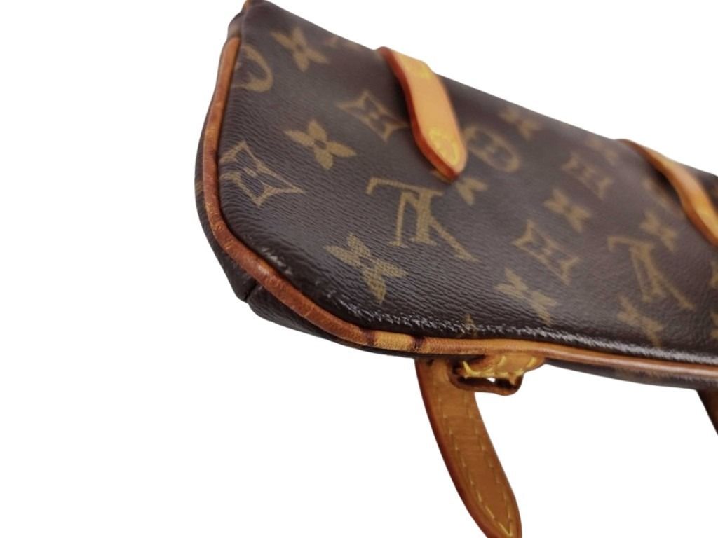 Louis Vuitton Clutch Pochette Marelle Brown Monogram Waist Bag Gold — view 3