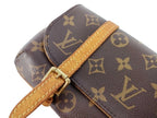 Louis Vuitton Clutch Pochette Marelle Brown Monogram Waist Bag Gold — view 5