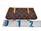 Louis Vuitton Clutch Pochette Marelle Brown Monogram Waist Bag Gold — view 2