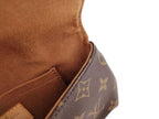 Louis Vuitton Clutch Pochette Marelle Brown Monogram Waist Bag Gold — view 7
