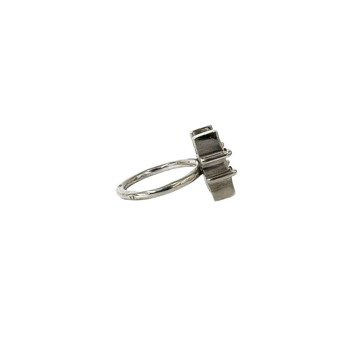 Hermes Vintage H Motif Ring Silver — view 5