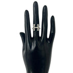 Hermes Vintage H Motif Ring Silver — view 2