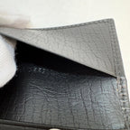 Gucci Interlocking G Key Case Black Leather Key Holder — view 4