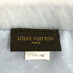 Louis Vuitton Echarpe Rainbow Stripes Rex Rabbit Lining Silk 100% LV Logo Scarf — view 6
