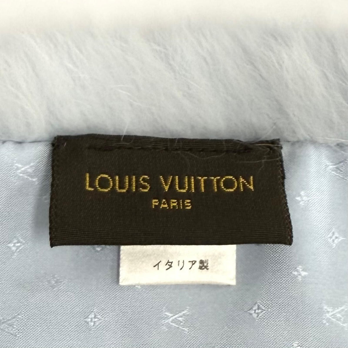 Louis Vuitton Echarpe Rainbow Stripes Rex Rabbit Lining Silk 100% LV Logo Scarf — view 6