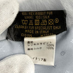 Louis Vuitton Echarpe Rainbow Stripes Rex Rabbit Lining Silk 100% LV Logo Scarf — view 7