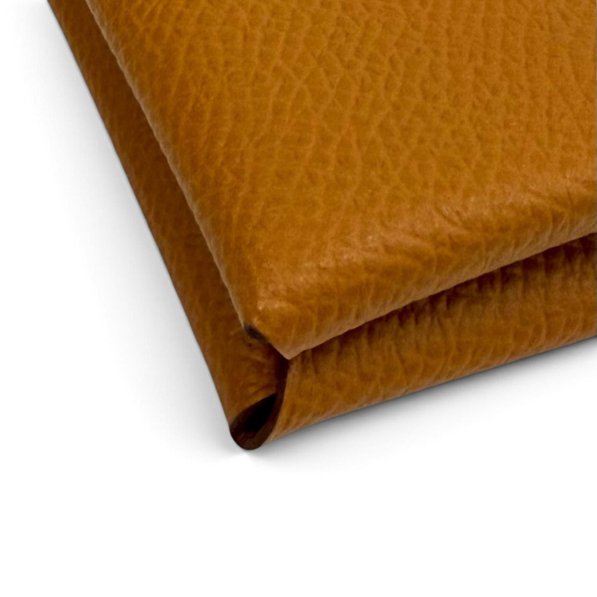 Hermes Calvi Gold Veau Epsom Silver Card Case Business — view 5