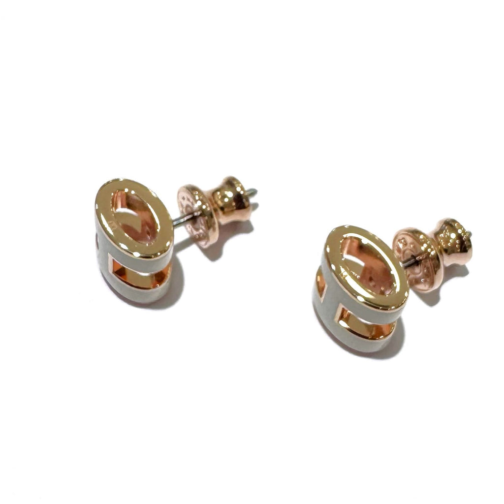 Hermes Earrings Mini Pop H Pggp Ivory — view 3