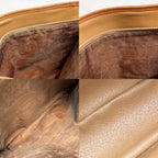Celine Macadam Pattern Tote Bag Brown Leather — view 5