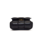 Bottega Veneta Shoulder Bag Candy Padded Cassette Black Lambskin Gold — view 4