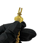 Chanel With Rice 96A CC Logo Clover Pendant Gold — view 3