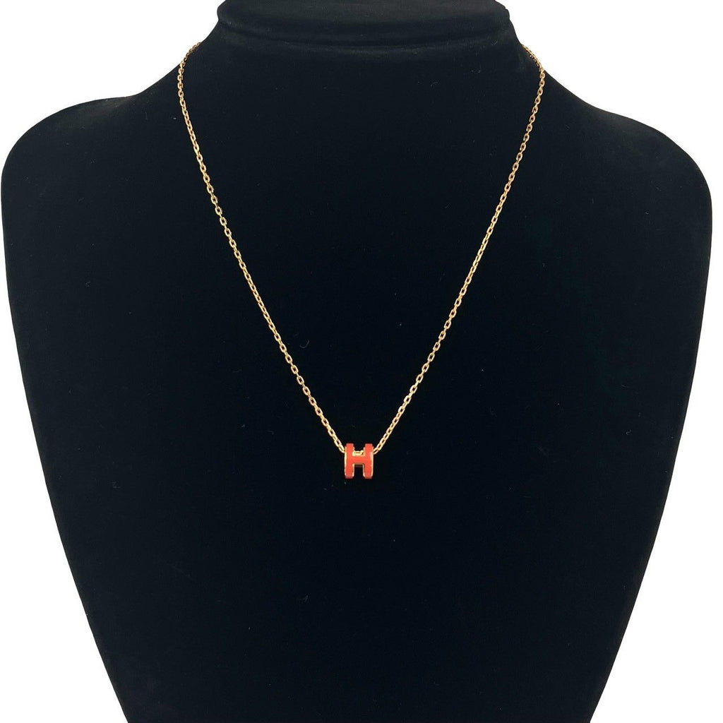 Hermes Mini Pop H Pendant New Capucines Gold — view 2