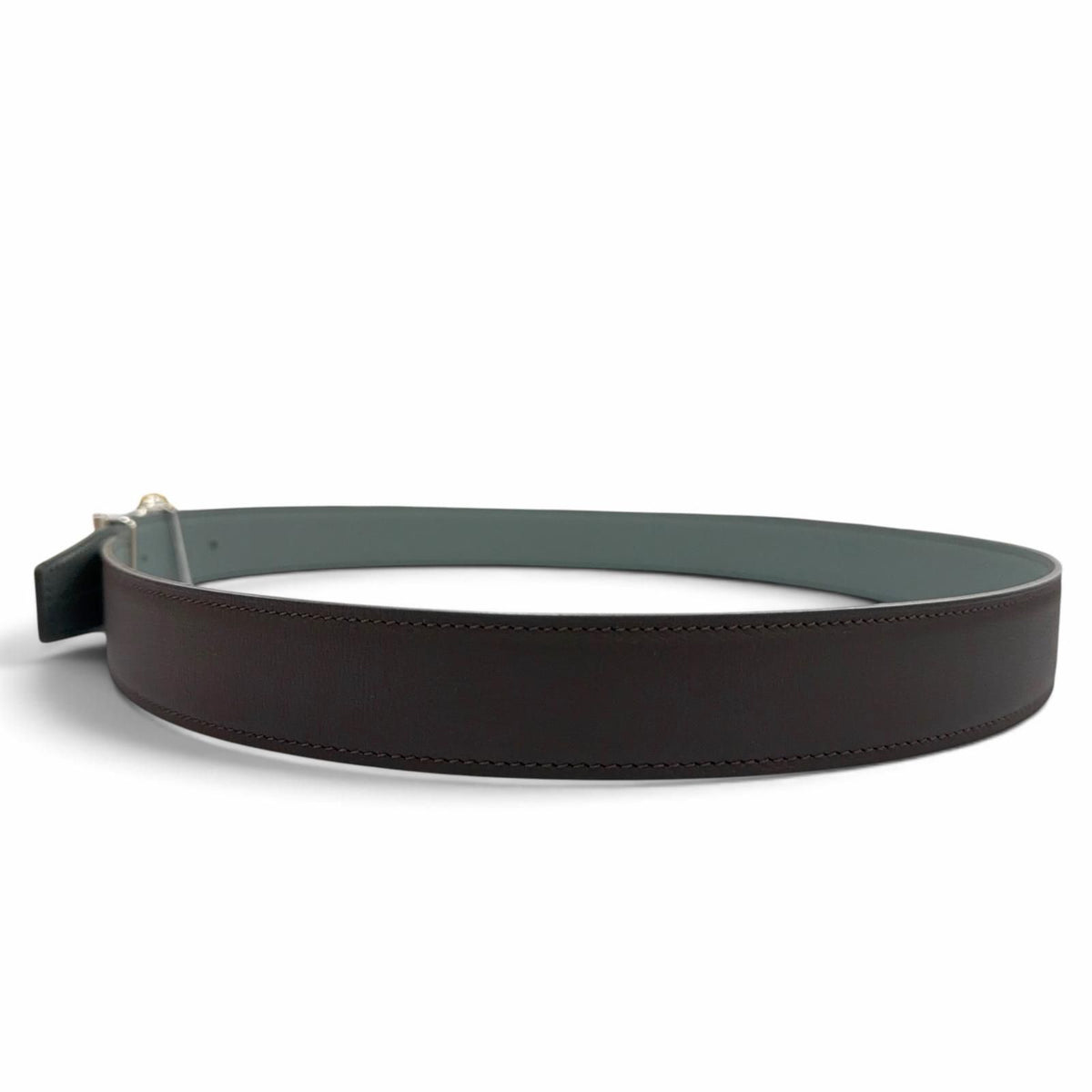 Hermes Belt Buckle Sailor & Leather Kit 32 Veau Odyssey Macassar le Vert Amand — view 4