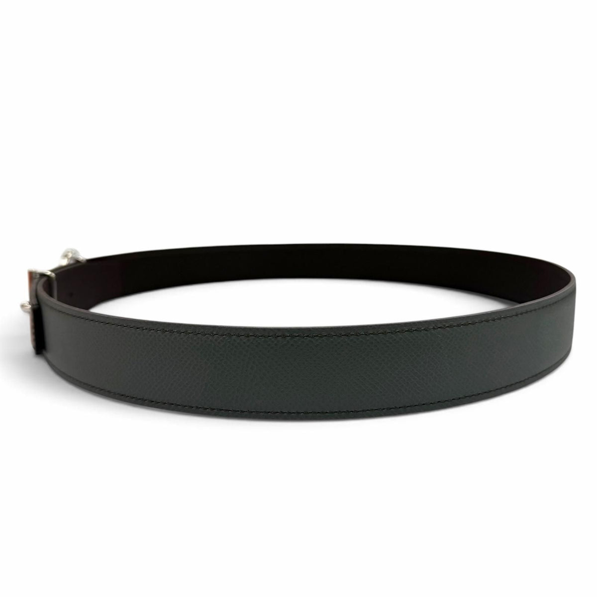 Hermes Belt Buckle Sailor & Leather Kit 32 Veau Odyssey Macassar le Vert Amand — view 5