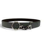Hermes Belt Buckle Sailor & Leather Kit 32 Veau Odyssey Macassar le Vert Amand — view 2