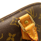 Louis Vuitton Alma Monogram Handbag Canvas Brown — view 8
