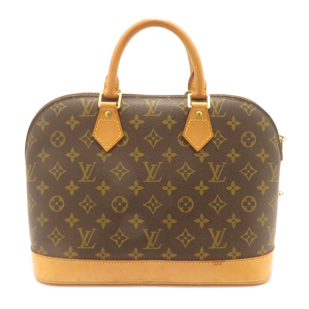 Louis Vuitton Alma Monogram Handbag Canvas Brown
