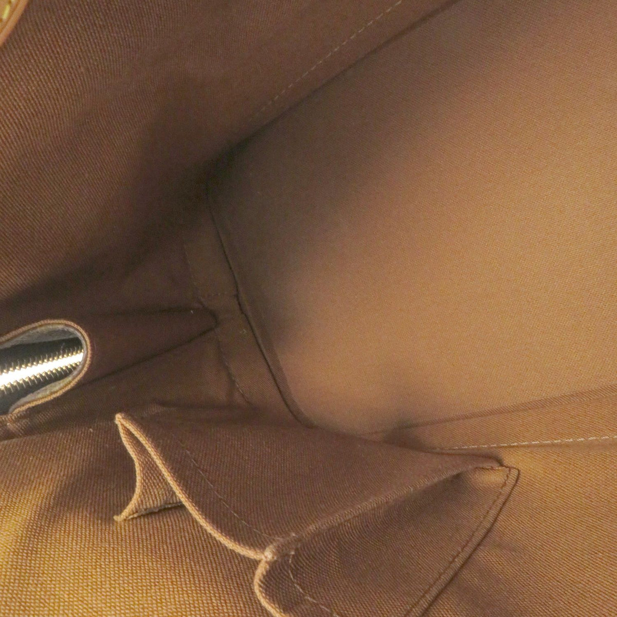 Louis Vuitton Alma Monogram Handbag Canvas Brown — view 6