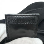 Fendi Shoulder Bag Mamma Baguette FF Logo Cotton Jersey Black Silver — view 8