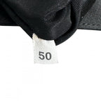 Prada Handbag Clear Hand Triangle Logo Vintage Nylon Black Silver — view 7