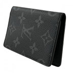 Louis Vuitton Card Case Monogram Eclipse Pocket Organizer Black Gray — view 2