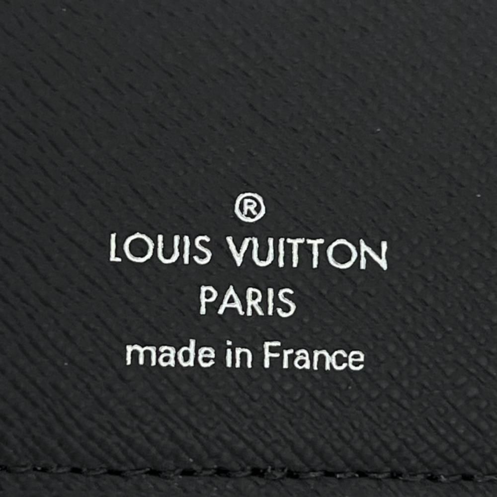 Louis Vuitton Card Case Monogram Eclipse Pocket Organizer Black Gray — view 5