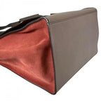 Celine 2-Way Side Wing Trapeze Medium Shoulder Bag Crossbody Bicolor Smooth — view 6
