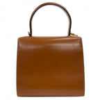 Celine 2-Way Vintage Shoulder Bag Leather Brown Gold — view 2