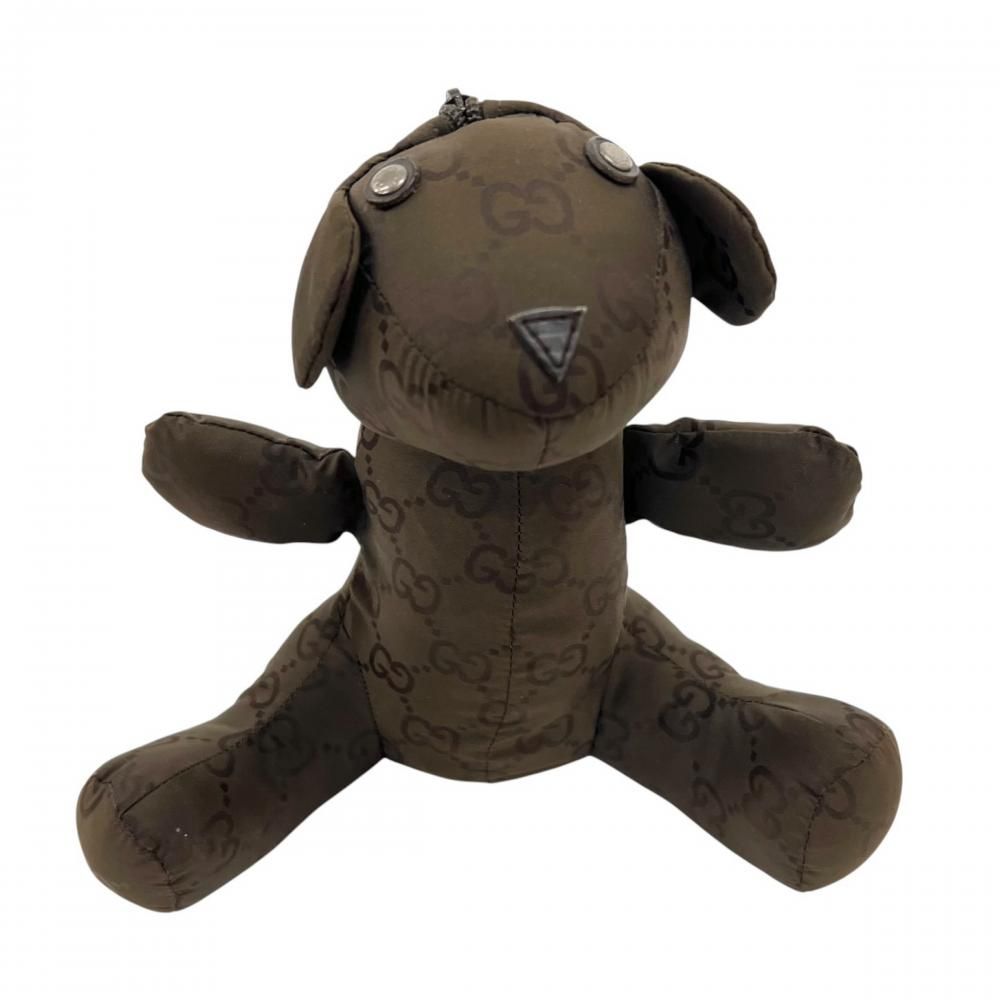 Gucci Tote Bag Bear Eco Nylon Brown