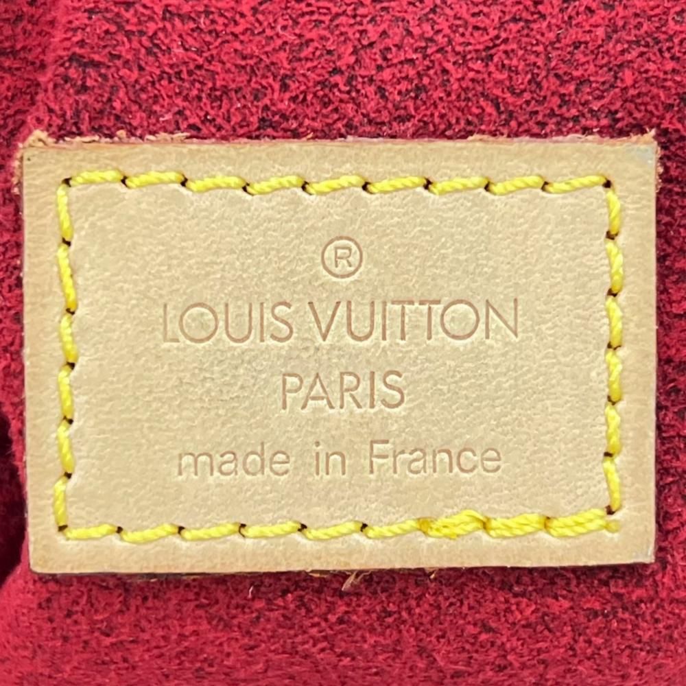Louis Vuitton Shoulder Bag Croissant MM Monogram Canvas Brown Gold — view 5
