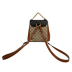 Gucci Backpack Padlock 2-Way GG Supreme Canvas Leather Multicolor Gold — view 2