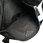 Prada Shoulder Bag Tessuto Triangle Logo Crossbody Nylon Black Silver — view 5