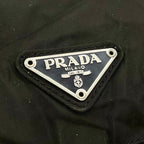Prada Backpack Tessuto Nylon Leather Khaki Silver — view 6
