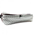 Celine Shoulder Bag Macadam Crossbody Canvas Gray Silver — view 3